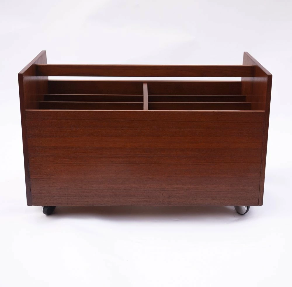 Teak Magazine Rack By Rolf Hesland For Bruksbo, 1960s 2 Teak Magazine Rack By Rolf Hesland For Bruksbo, 1960s - Image 2