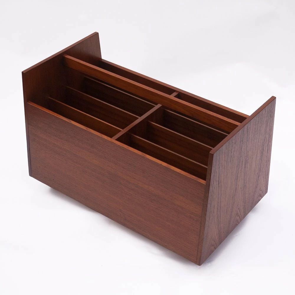 Teak Magazine Rack By Rolf Hesland For Bruksbo, 1960s 3 Teak Magazine Rack By Rolf Hesland For Bruksbo, 1960s - Image 3