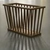 Unique Mid Century Magazine Rack With An Architectural Form