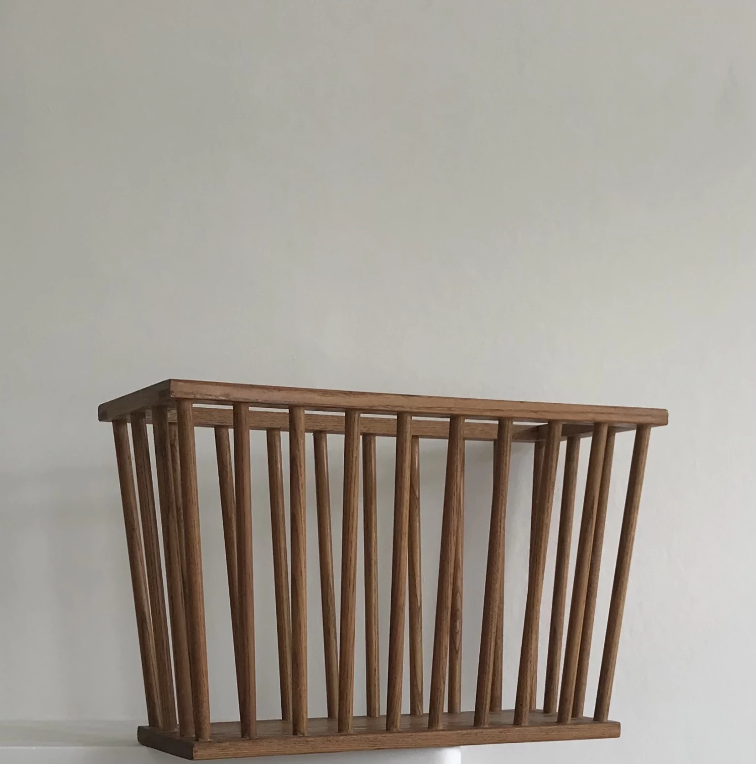 Unique Mid Century Magazine Rack With An Architectural Form 3 Unique Mid Century Magazine Rack With An Architectural Form - Image 3