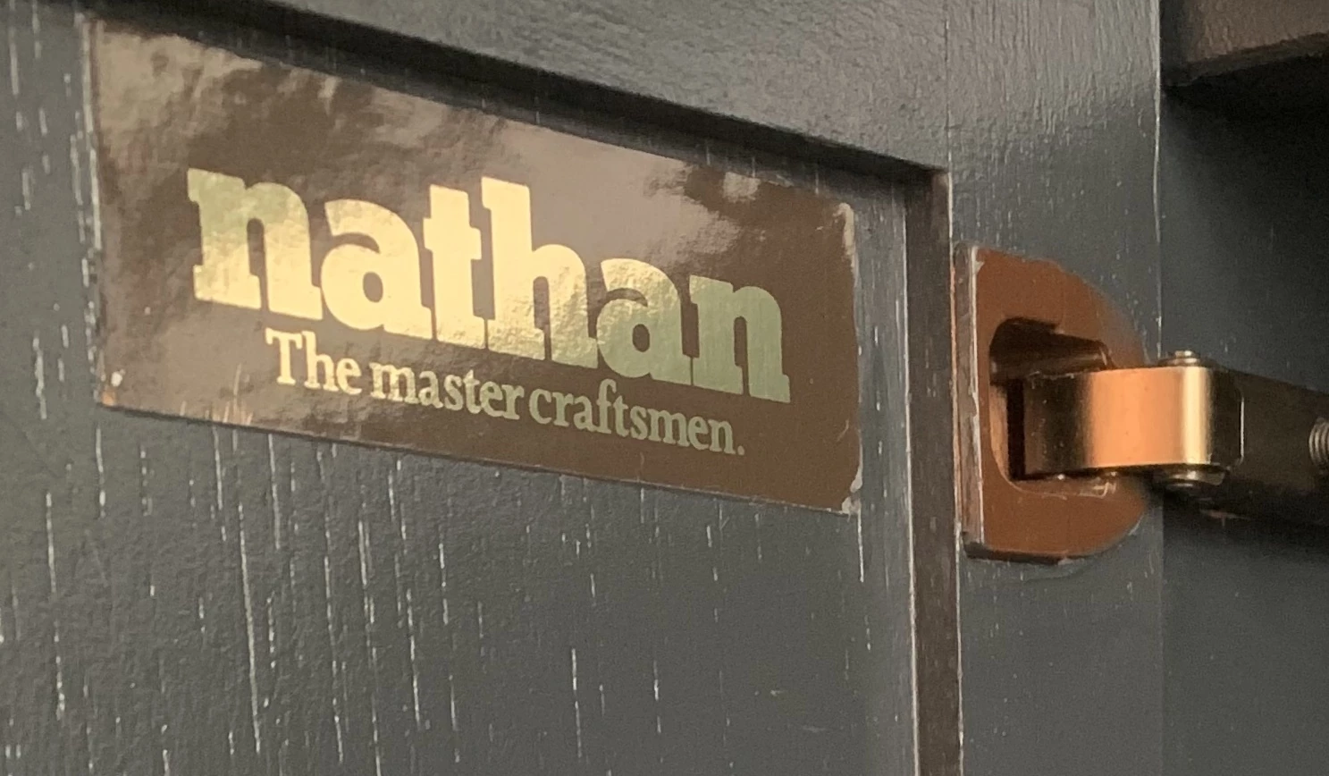 Re Finished Nathan Geometric Cabinet 8 Re Finished Nathan Geometric Cabinet - Image 8