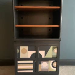 Re Finished Nathan Geometric Cabinet