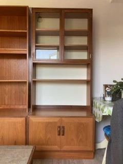 G Plan Cabinets, Bookshelves And Glass Cabinet C1975 2 G Plan Cabinets, Bookshelves And Glass Cabinet C1975 - Image 2
