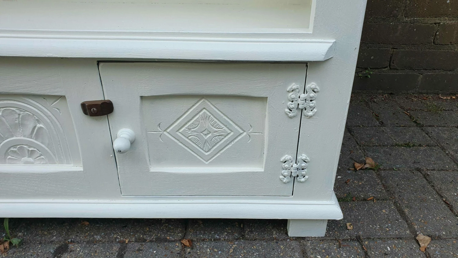 Unknown Versatile Vintage Painted Bookcase Shelves Cupboard Storage Unit Farrow And Ball Wimborne White 5 Unknown Versatile Vintage Painted Bookcase Shelves Cupboard Storage Unit Farrow And Ball Wimborne White - Image 5