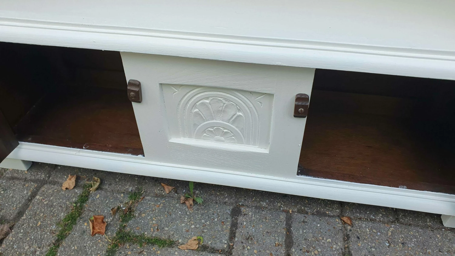 Unknown Versatile Vintage Painted Bookcase Shelves Cupboard Storage Unit Farrow And Ball Wimborne White 10 Unknown Versatile Vintage Painted Bookcase Shelves Cupboard Storage Unit Farrow And Ball Wimborne White - Image 10