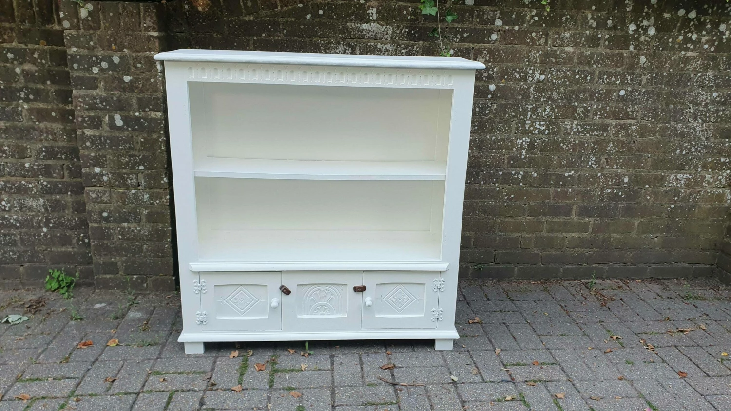 Unknown Versatile Vintage Painted Bookcase Shelves Cupboard Storage Unit Farrow And Ball Wimborne White 1 Unknown Versatile Vintage Painted Bookcase Shelves Cupboard Storage Unit Farrow And Ball Wimborne White