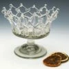 Unknown Very Rare English Lead Glass Traforato Basket C1800