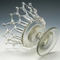 Unknown Very Rare English Lead Glass Traforato Basket C1800 12 Unknown Very Rare English Lead Glass Traforato Basket C1800 -Storage Furniture Sales 2024 very rare english lead glass traforato basket c1800 sku45379089 0 5