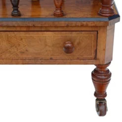 Victorian Aesthetic C1880 Burr Walnut Canterbury Whatnot 16 Victorian Aesthetic C1880 Burr Walnut Canterbury Whatnot -Storage Furniture Sales 2024 victorian aesthetic c1880 burr walnut canterbury whatnot 0 4