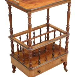 Victorian Aesthetic C1880 Burr Walnut Canterbury Whatnot 21 Victorian Aesthetic C1880 Burr Walnut Canterbury Whatnot -Storage Furniture Sales 2024 victorian aesthetic c1880 burr walnut canterbury whatnot 0 9