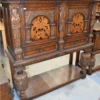 Victorian Carved Oak Court Cupboard.