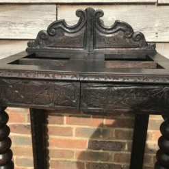 Unknown Victorian Carved Wooden Walking Stick / Umbrella Hallway Stand . -Storage Furniture Sales 2024 victorian carved wooden walking stick umbrella hallway stand sku72190408 0 2 scaled