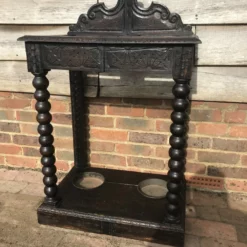 Unknown Victorian Carved Wooden Walking Stick / Umbrella Hallway Stand . -Storage Furniture Sales 2024 victorian carved wooden walking stick umbrella hallway stand sku72190408 0 4 scaled