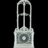 Unknown Victorian Cast Iron Hall Stand In White