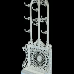 Unknown Victorian Cast Iron Hall Stand In White 11 Unknown Victorian Cast Iron Hall Stand In White -Storage Furniture Sales 2024 victorian cast iron hall stand in white sku40107217 0 3