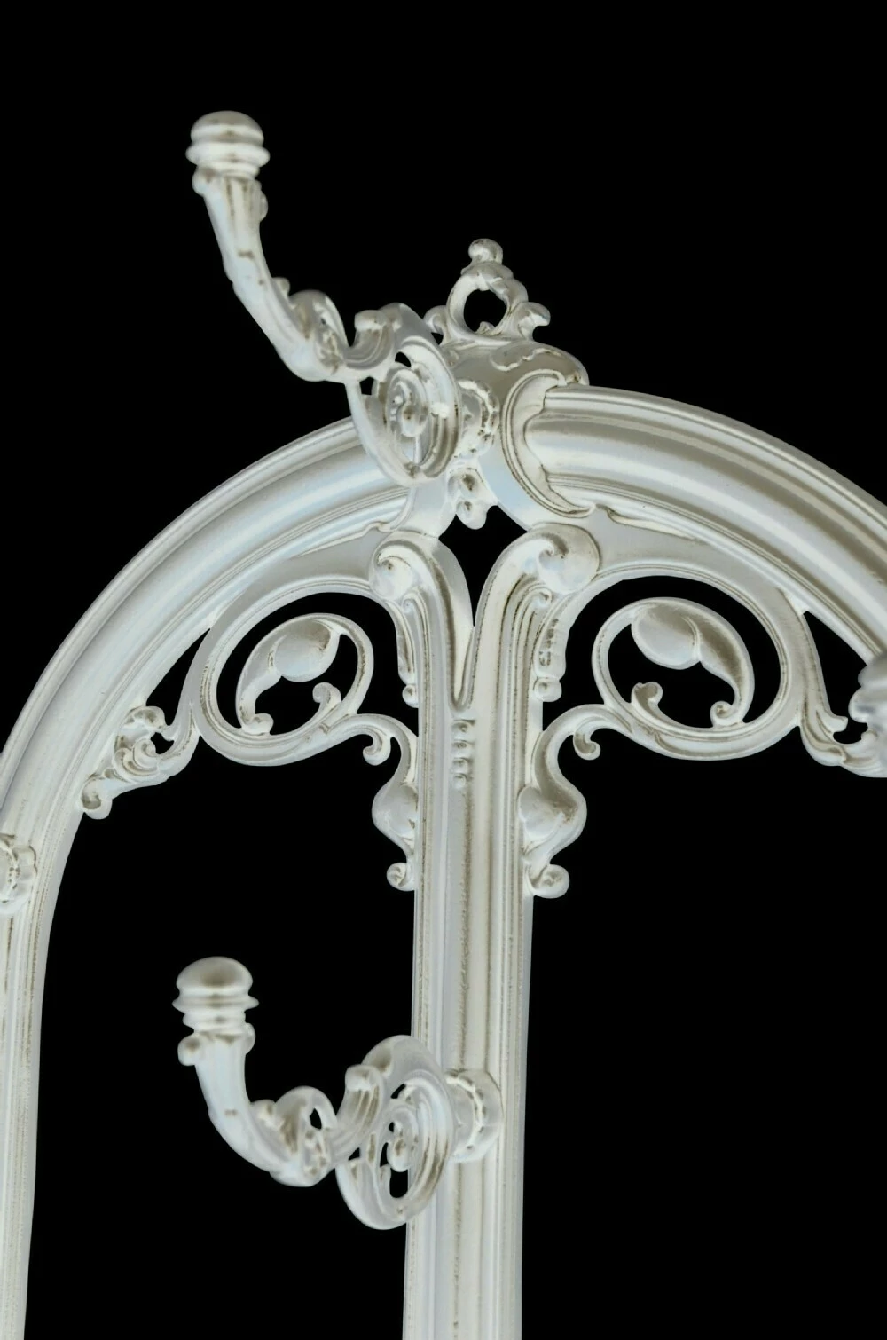Unknown Victorian Cast Iron Hall Stand In White 5 Unknown Victorian Cast Iron Hall Stand In White - Image 5