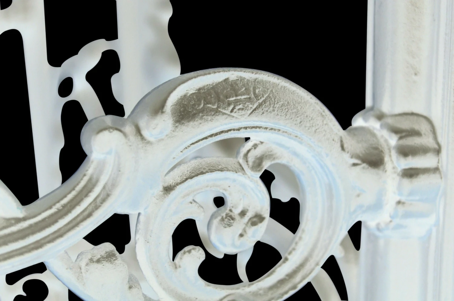 Unknown Victorian Cast Iron Hall Stand In White 8 Unknown Victorian Cast Iron Hall Stand In White - Image 8