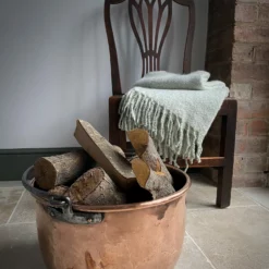 Victorian Copper Log Bin
