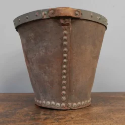 Unknown Victorian Leather Fire Bucket -Storage Furniture Sales 2024 victorian leather fire bucket 0 6