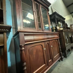 Unknown Victorian Mahogany Bookcase, 1800s -Storage Furniture Sales 2024 victorian mahogany bookcase 1800s sku86419052 0 13