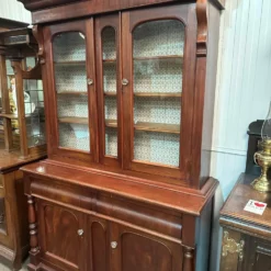 Unknown Victorian Mahogany Bookcase, 1800s -Storage Furniture Sales 2024 victorian mahogany bookcase 1800s sku86419052 0 4