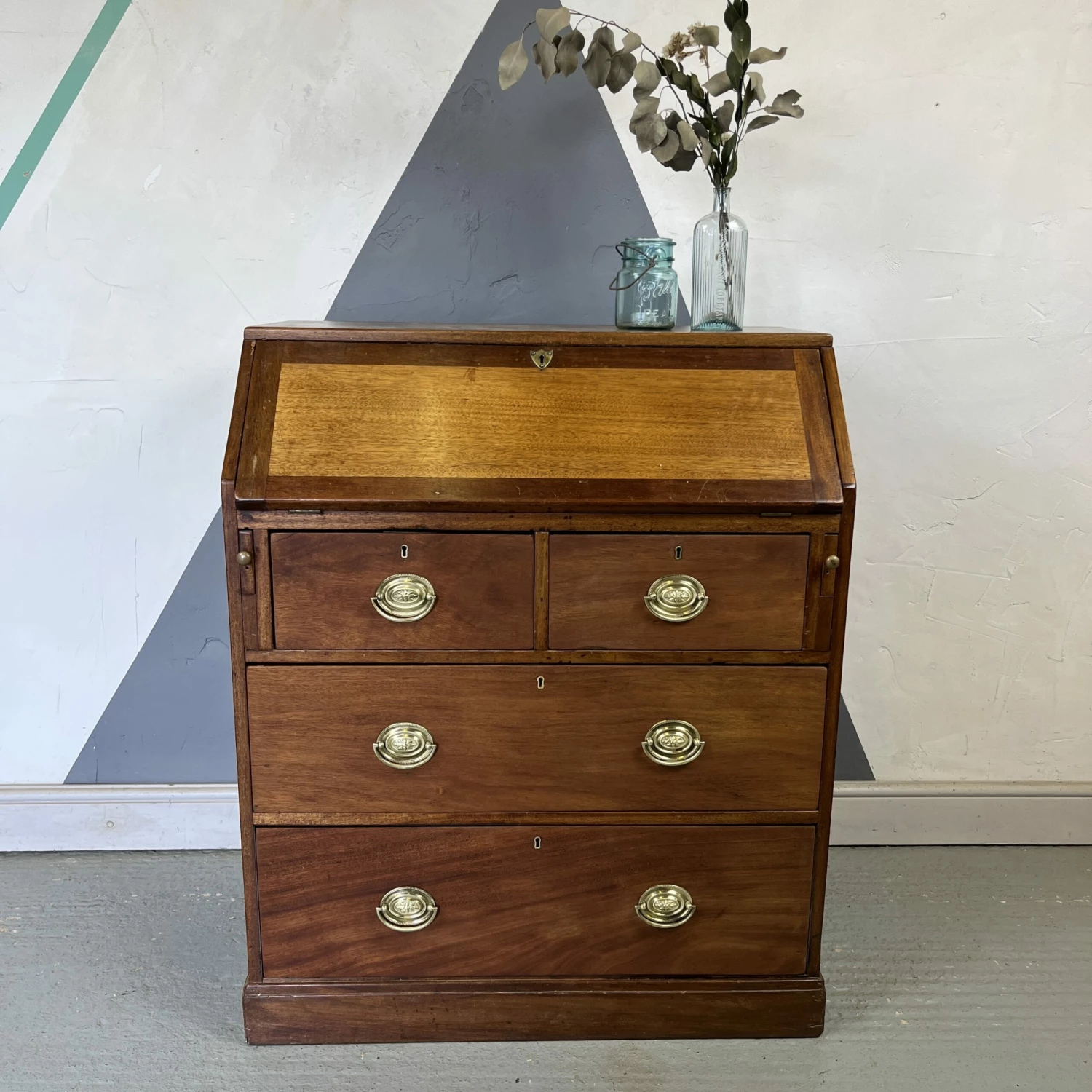 Unknown Victorian Office Bureau, 1900s 1 Unknown Victorian Office Bureau, 1900s