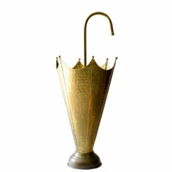 Unknown Vintage 1950s Brass Umbrella Stand