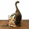 Unknown Vintage 80s Wooden Cat Letter Holder