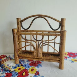 Unknown Vintage Bamboo/Cane Letter Rack/Organiser -Storage Furniture Sales 2024 vintage bamboo cane letter rack organiser sku36735440 0 6 scaled