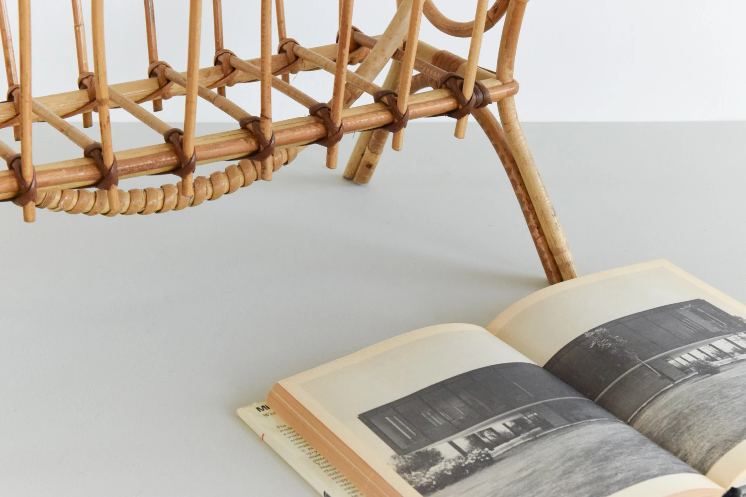 Vintage Bamboo Magazine Rack 5 Vintage Bamboo Magazine Rack - Image 5