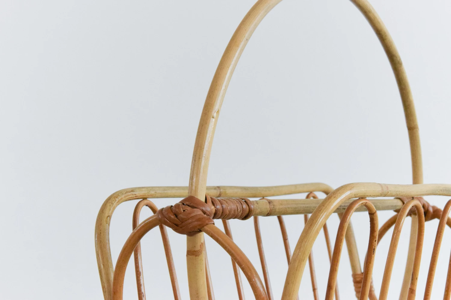 Vintage Bamboo Magazine Rack 6 Vintage Bamboo Magazine Rack - Image 6