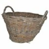 Vintage Basket With Handles From Hungary, Circa 1940s