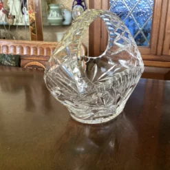 Unknown Vintage Beautiful Edinburgh? Crystal Cut Glass Posy Basket. Has Small Chip. -Storage Furniture Sales 2024 vintage beautiful edinburgh crystal cut glass posy basket has small chip sku36597870 0 3