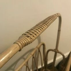 Unknown Vintage Boho Bamboo Magazine Rack Retro Tiki Mid Century -Storage Furniture Sales 2024 vintage boho bamboo magazine rack retro tiki mid century sku31606900 0 3