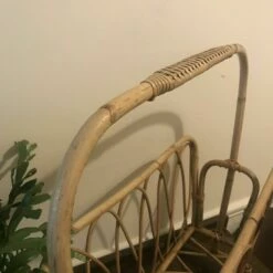 Unknown Vintage Boho Bamboo Magazine Rack Retro Tiki Mid Century -Storage Furniture Sales 2024 vintage boho bamboo magazine rack retro tiki mid century sku31606900 0 4