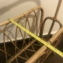 Unknown Vintage Boho Bamboo Magazine Rack Retro Tiki Mid Century -Storage Furniture Sales 2024 vintage boho bamboo magazine rack retro tiki mid century sku31606900 0 9