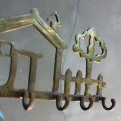 Unknown Vintage Brass Key Hanger Entryway Wall Hanger House And Tree Jewelry Hanger -Storage Furniture Sales 2024 vintage brass key hanger entryway wall hanger house and tree jewelry hanger sku47367901 0 5 scaled