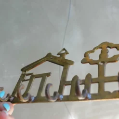 Unknown Vintage Brass Key Hanger Entryway Wall Hanger House And Tree Jewelry Hanger -Storage Furniture Sales 2024 vintage brass key hanger entryway wall hanger house and tree jewelry hanger sku47367901 0 6 scaled