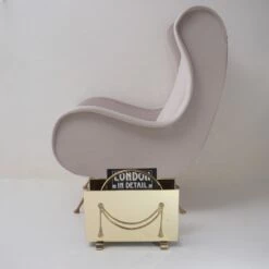 Vintage Brass Magazine Rack Decorated With A Neoclassical Theme, 1940`s Ca, By `Peerage Brass` Of England 13 Vintage Brass Magazine Rack Decorated With A Neoclassical Theme, 1940`s Ca, By `Peerage Brass` Of England -Storage Furniture Sales 2024 vintage brass magazine rack decorated with a neoclassical theme 1940 s ca by peerage brass of england sku76403087 0 3