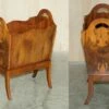 Vintage Burr Wanut Bevan Funnell Magazine Newspaper Rack Stunning Timber Patina
