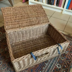 Vintage Cane Hamper Basket, Mid 20th Century -Storage Furniture Sales 2024 vintage cane hamper basket mid 20th century sku81135091 0 2
