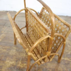 Unknown Vintage Cane Magazine Rack Retro Vintage Furniture -Storage Furniture Sales 2024 vintage cane magazine rack retro vintage furniture sku65712384 0 2