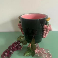 Vintage Ceramic Mini Ice Bucket