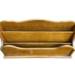 Vintage Circa 1950 Golden Oak Three Compartment Desk Stationary Letter Holder Letter Rack Stationary Holder Desk Accessory Desk Storage -Storage Furniture Sales 2024 vintage circa 1950 golden oak three compartment desk stationary letter holder letter rack stationary holder desk accessory desk storage sku75090006 0 8