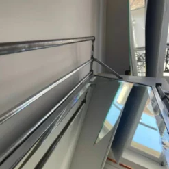 Unknown Vintage Coat Rack, Beveled Mirror And Chrome, Art Deco -Storage Furniture Sales 2024 vintage coat rack beveled mirror and chrome art deco sku55861693 0 9