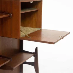 Unknown Vintage Freestanding Bookcase In Wood By Fratelli Proserpio -Storage Furniture Sales 2024 vintage freestanding bookcase in wood by fratelli proserpio sku38296733 0 1