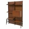 Unknown Vintage Freestanding Bookcase In Wood By Fratelli Proserpio