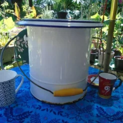 Vintage French Extra Large White Enamel Bucket Churn With Lid 1950s Bathroom Nappy Clothes Washing Bucket Large Milk Churn 13 Vintage French Extra Large White Enamel Bucket Churn With Lid 1950s Bathroom Nappy Clothes Washing Bucket Large Milk Churn -Storage Furniture Sales 2024 vintage french extra large white enamel bucket churn with lid 1950s bathroom nappy clothes washing bucket large milk churn sku74364982 0 3