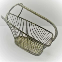 Unknown Vintage French High Quality Silver Plated Wire Wine Basket / Bottle Holder / Wine Pourer / Lovely Silver Gold Tone 14 Unknown Vintage French High Quality Silver Plated Wire Wine Basket / Bottle Holder / Wine Pourer / Lovely Silver Gold Tone -Storage Furniture Sales 2024 vintage french high quality silver plated wire wine basket bottle holder wine pourer lovely silver gold tone sku16544714 0 4