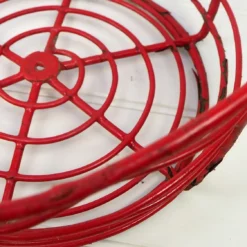 Unknown Vintage French Round Red Wire Egg Garden Potato Fruit Or Vegetable Basket With Handle 12 Unknown Vintage French Round Red Wire Egg Garden Potato Fruit Or Vegetable Basket With Handle -Storage Furniture Sales 2024 vintage french round red wire egg garden potato fruit vegetable basket with handle traditional countrystyle shabbychic kitchen storage gift sku24472197 0 5 scaled